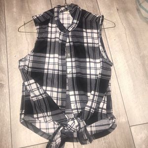 plaid tank top